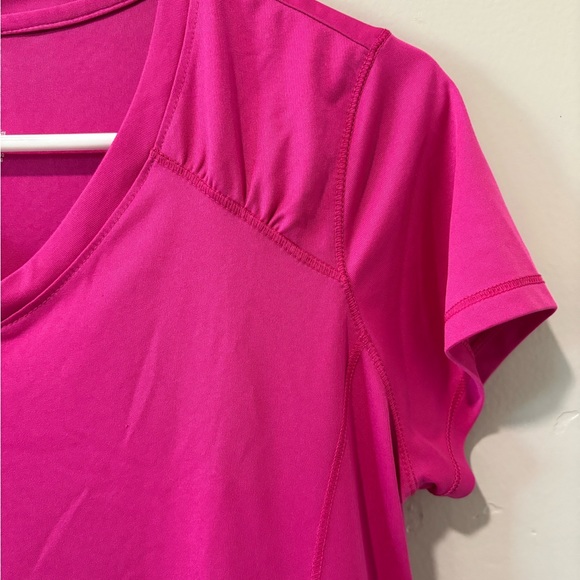 Danskin Now Magenta Short Sleeve Top - Picture 3 of 7